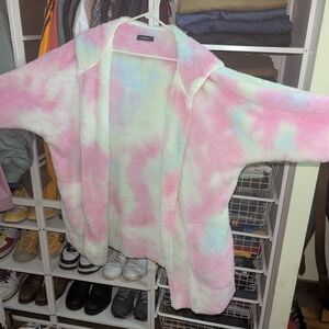 🍒5 for $30🍒 Fuzzy pastel hooded sweatshirt